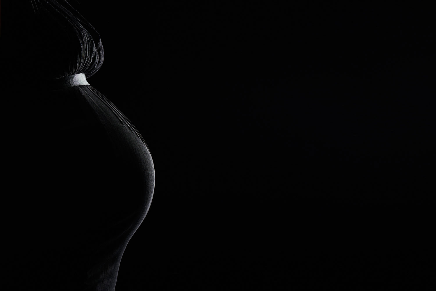 Gravid kvinde i profil 2