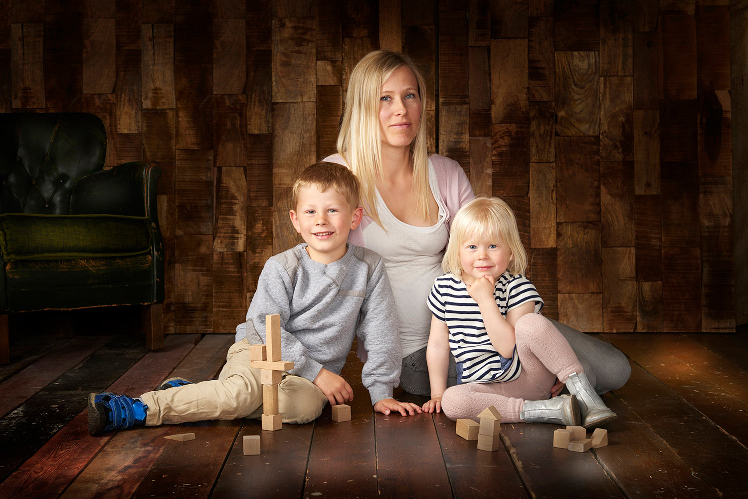 Portrætfotografi fra Fotograf Westersø - mor og barn